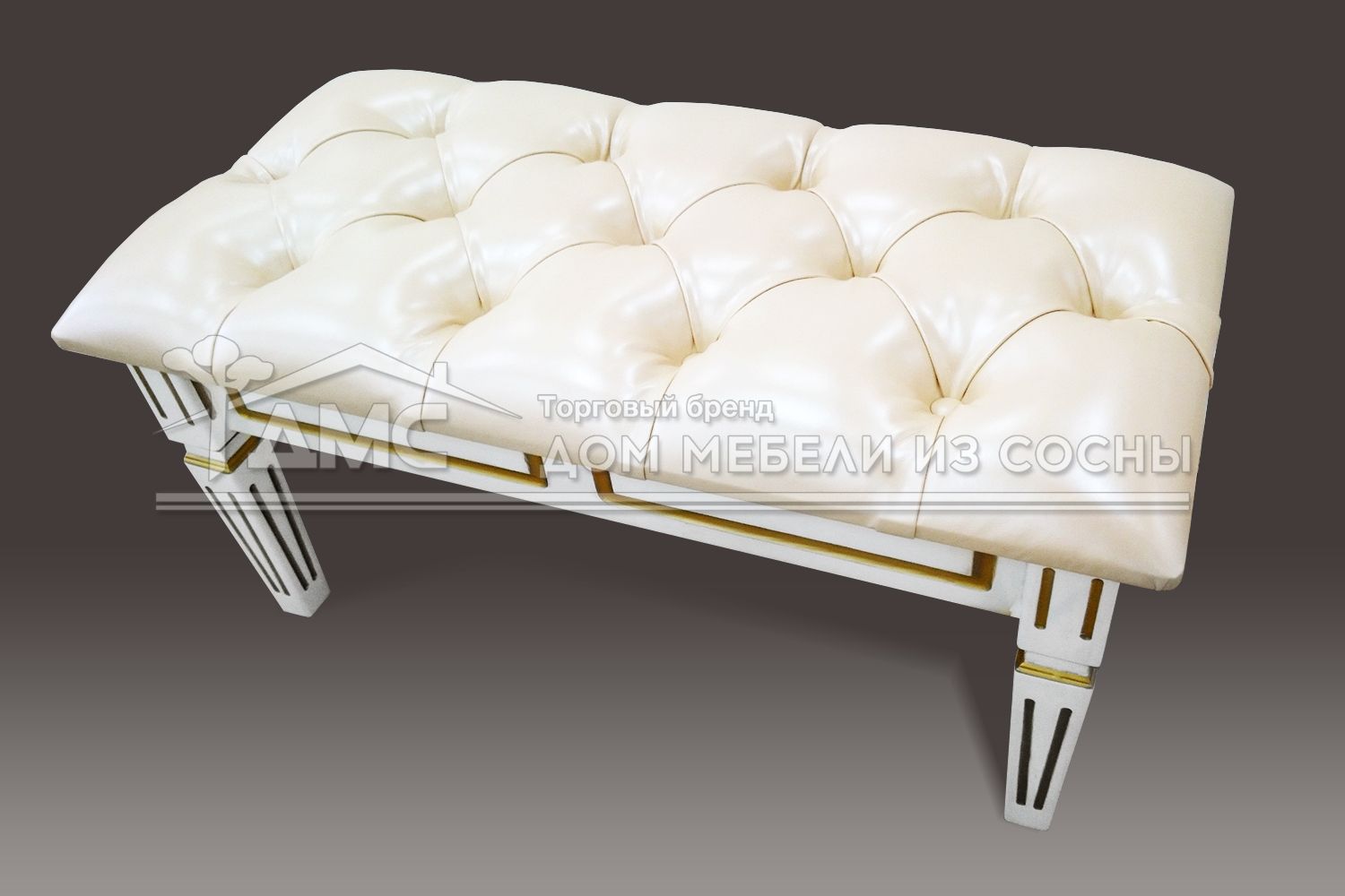 Банкетка с каретной стяжкой