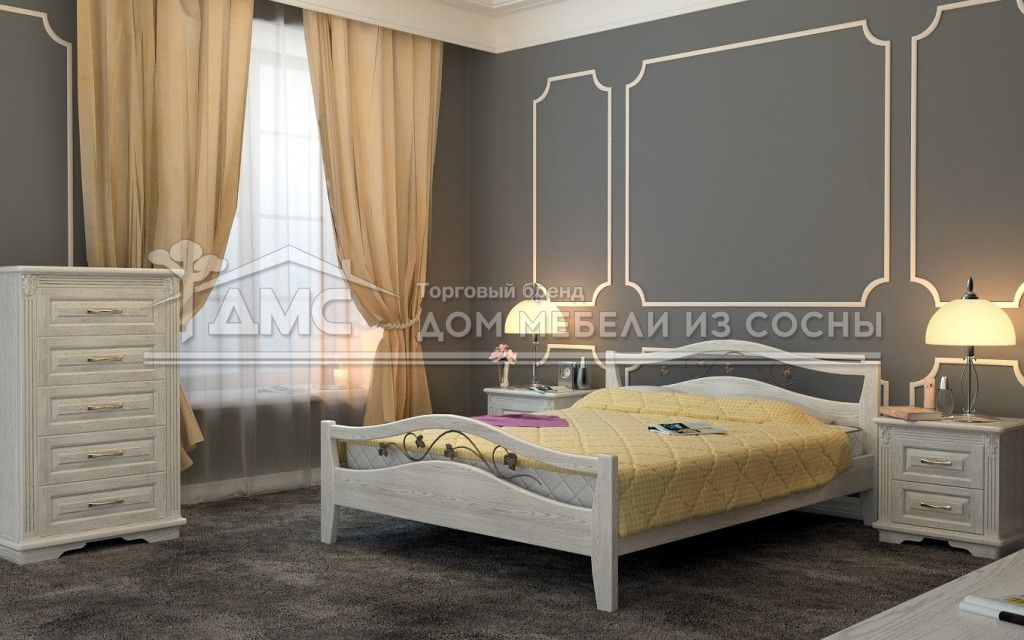 Кровать Алиса (ковка) 1400х2000