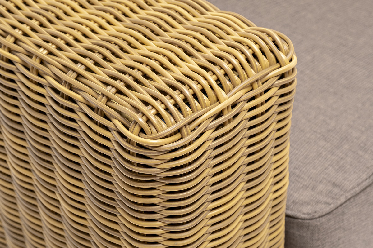 "Боналли" кресло из искусственного ротанга, цвет соломенный