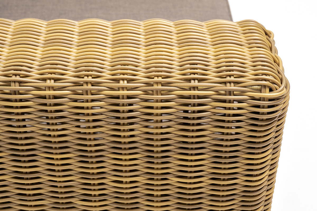 "Боналли" кресло из искусственного ротанга, цвет соломенный