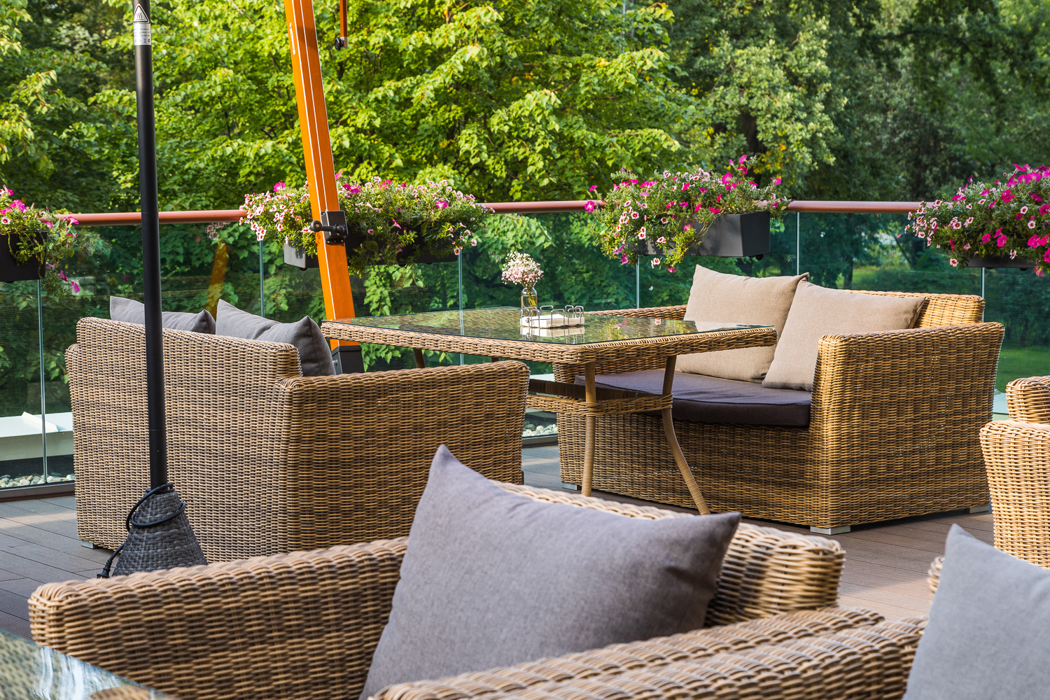 "Капуто" диван из искусственного ротанга двухместный, цвет соломенный