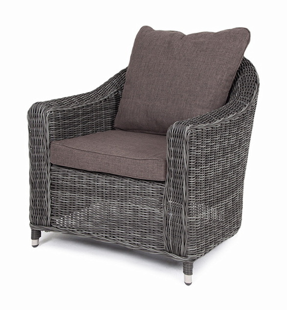 "Копаннини" кресло из искусственного ротанга, цвет графит