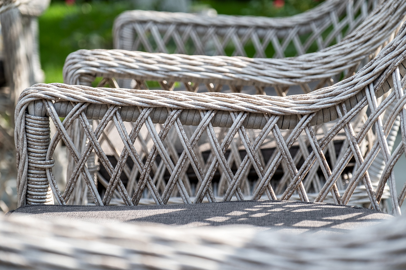 "Латтини" плетеное кресло из искусственного ротанга, цвет бежевый