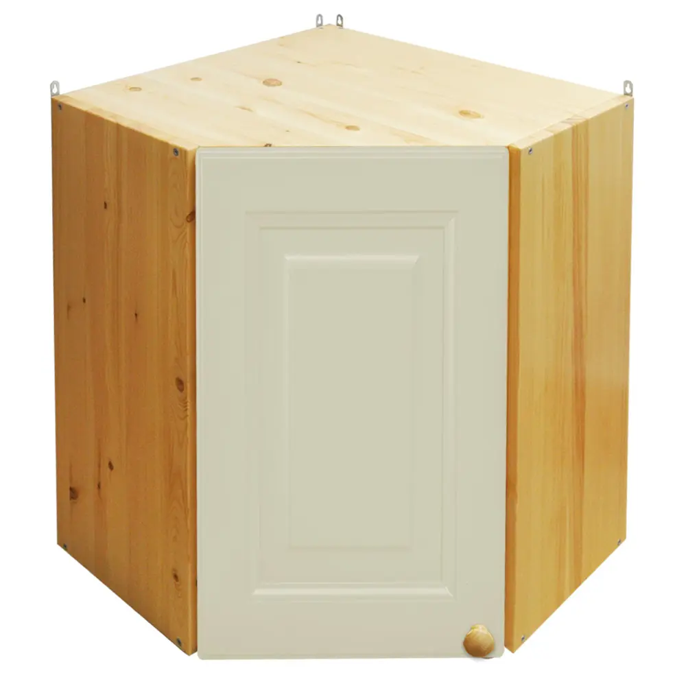 Шкаф Весури настенный арт. 266 угловой слоновая кость