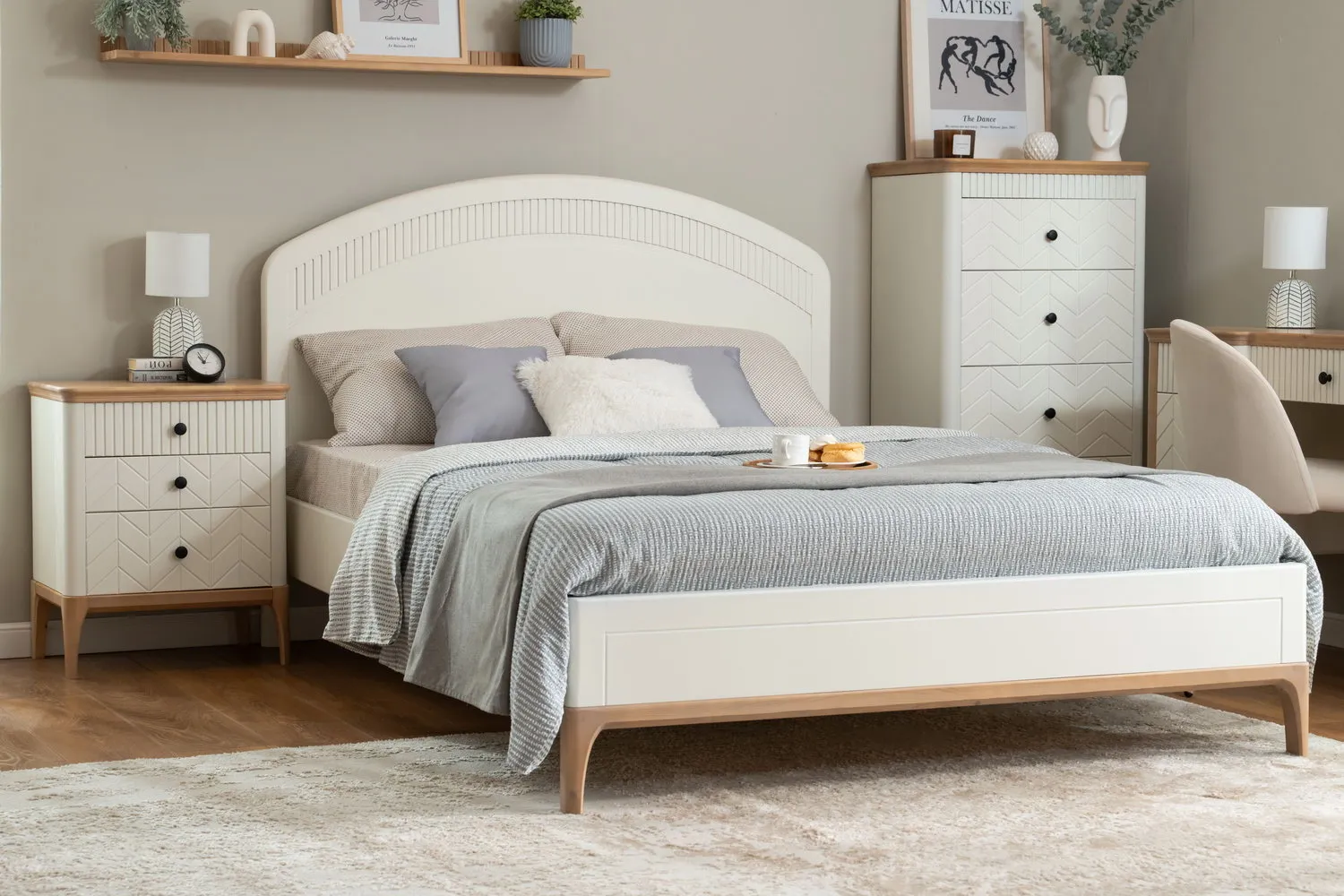 Кровать массив сосны Грета №3 1600х2000