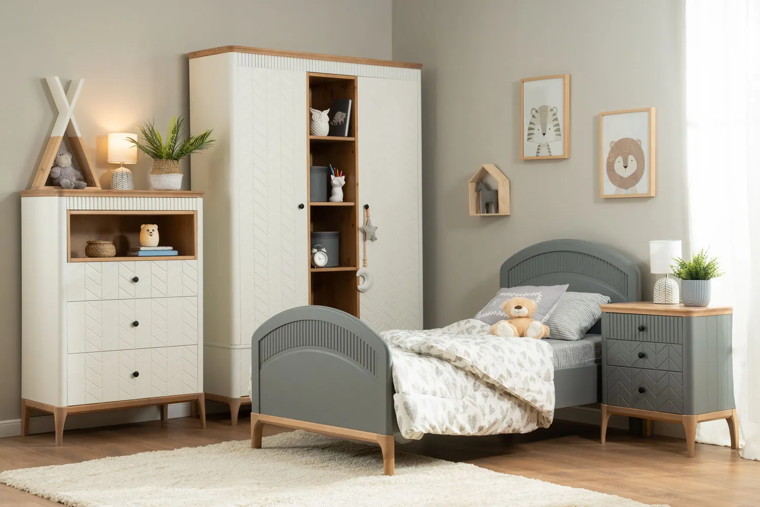 Кровать деревянная Грета №4 800х1600