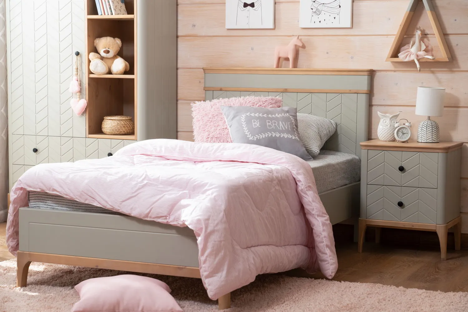 Кровать деревянная Грета №8 1400х2000