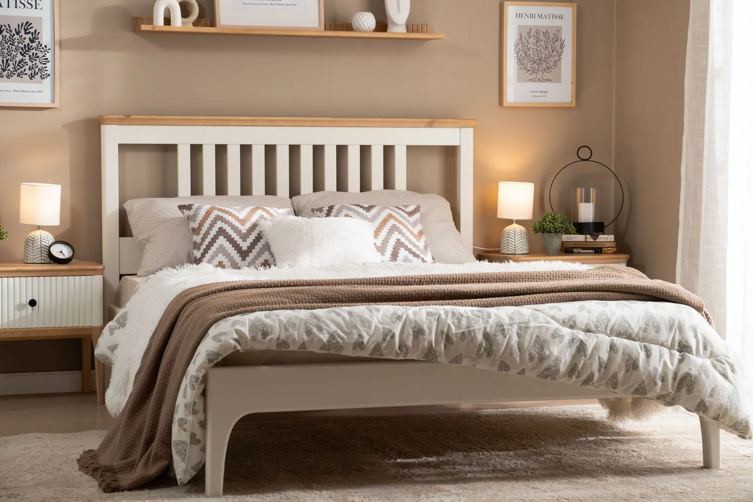 Кровать массив сосны Грета №22 1600х2000