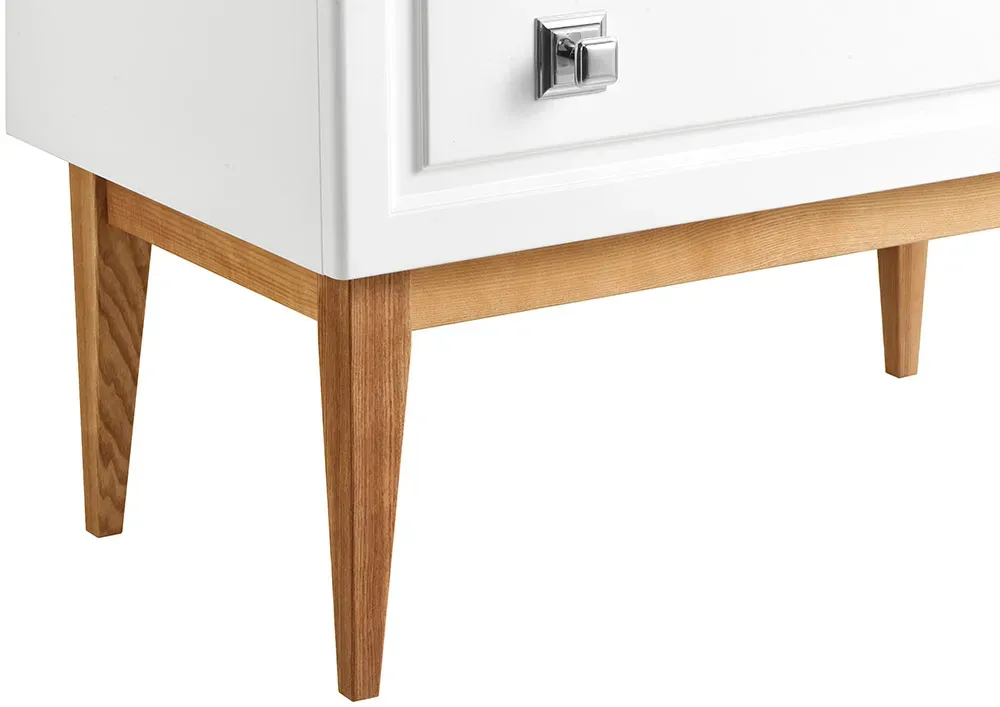 Тумба с 2 ящиками Каталина 80 White OLD